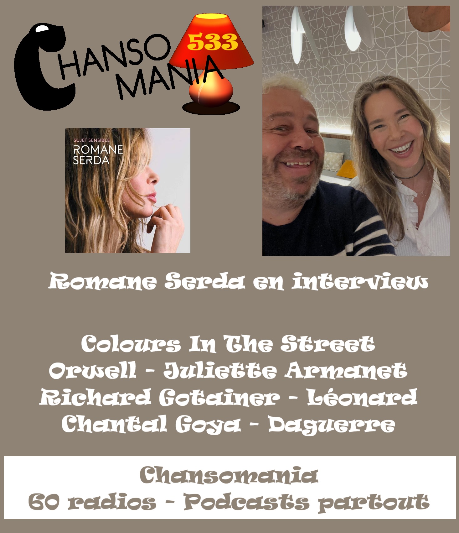 Chansomania, épisode 533 Lundi 1er Juin à 12H30