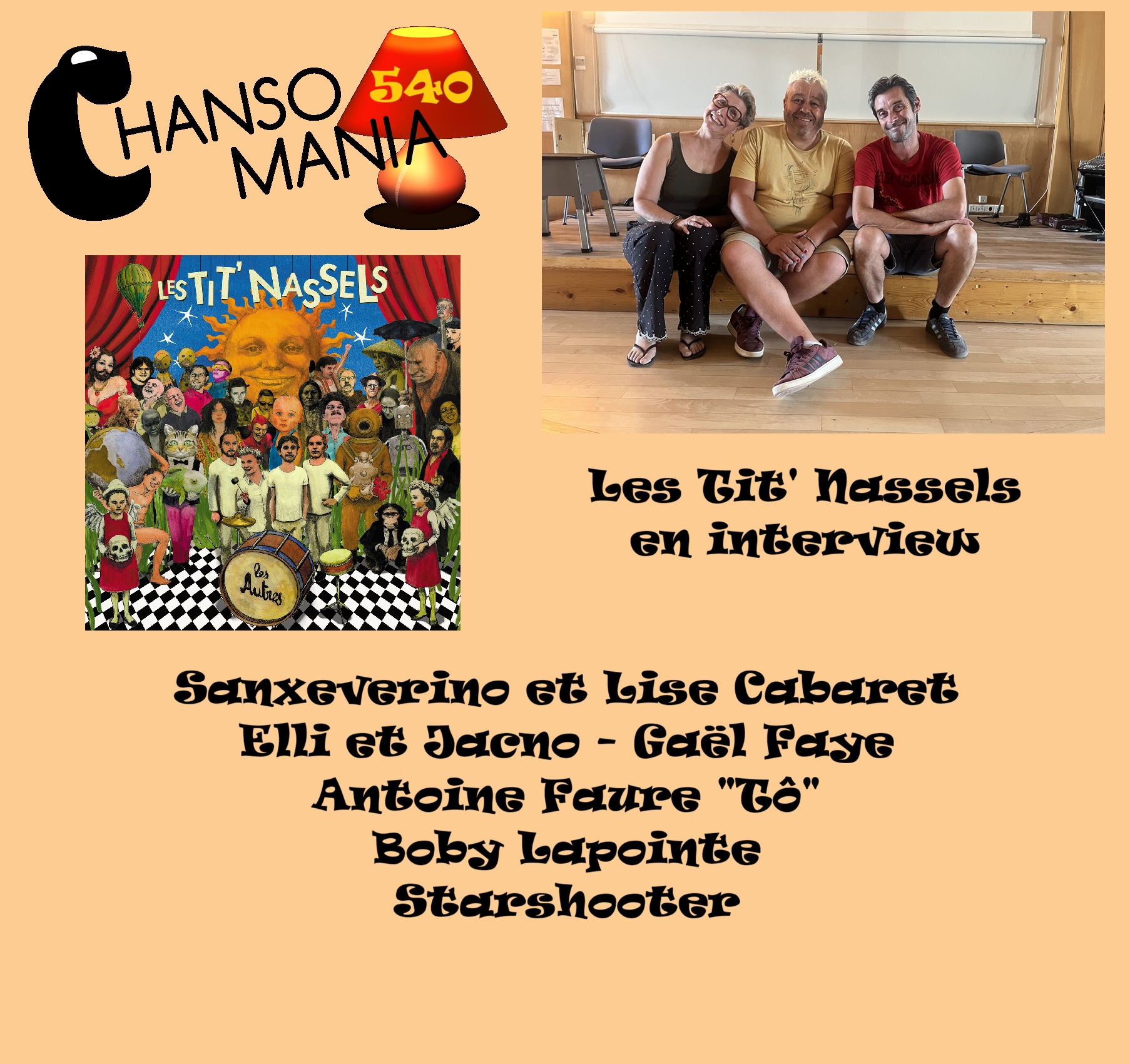 Chansomania, épisode 540 Jeudi 01 octobre 2026 à 12H30