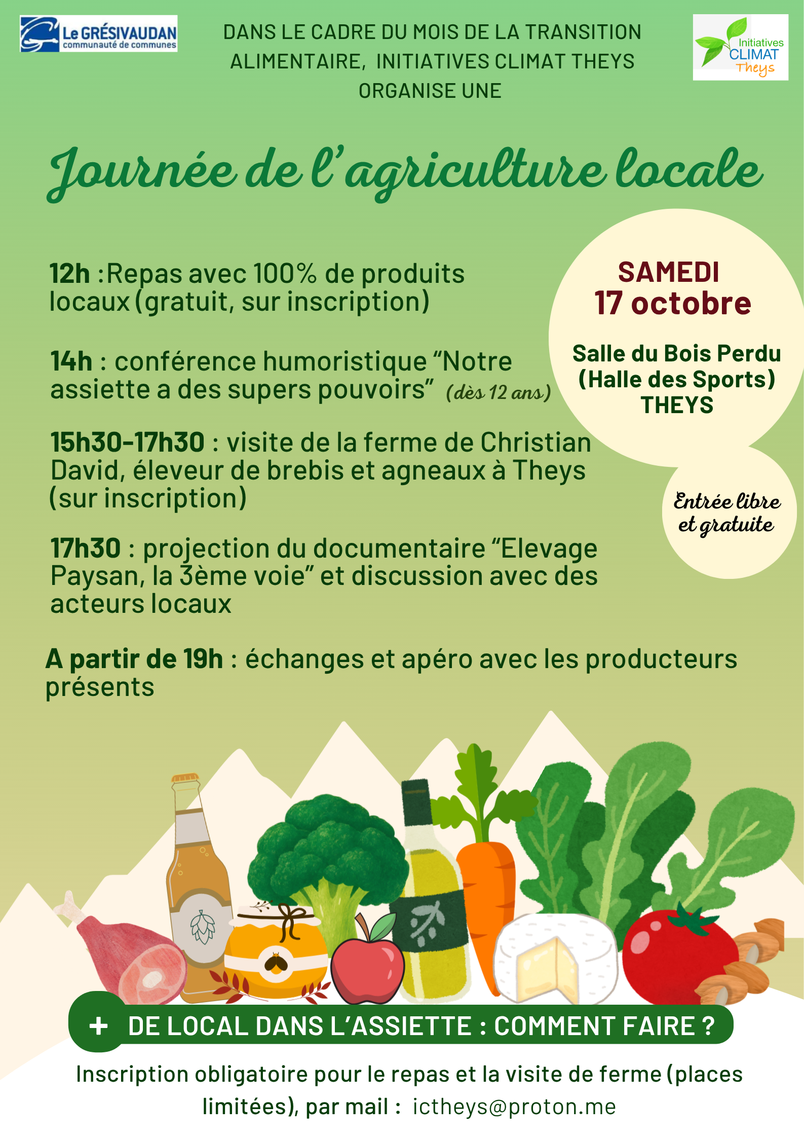 La Télé au Placard – Émission du vendredi 16 octobre 2026 – Journée de l’Agriculture Locale