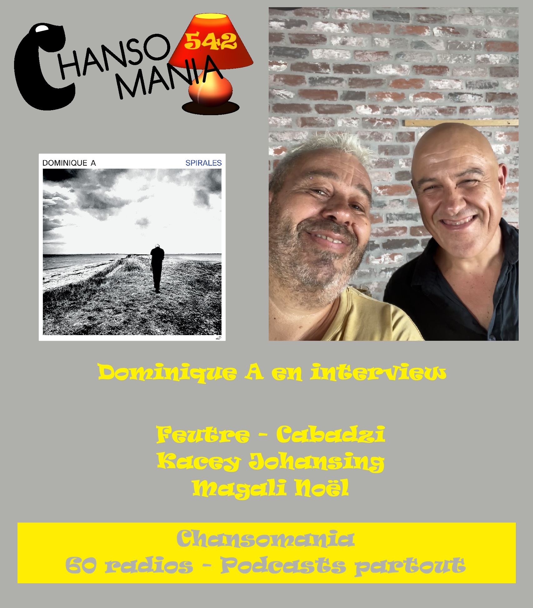 Chansomania, épisode 542 Jeudi 15 octobre 2026 à 12H30